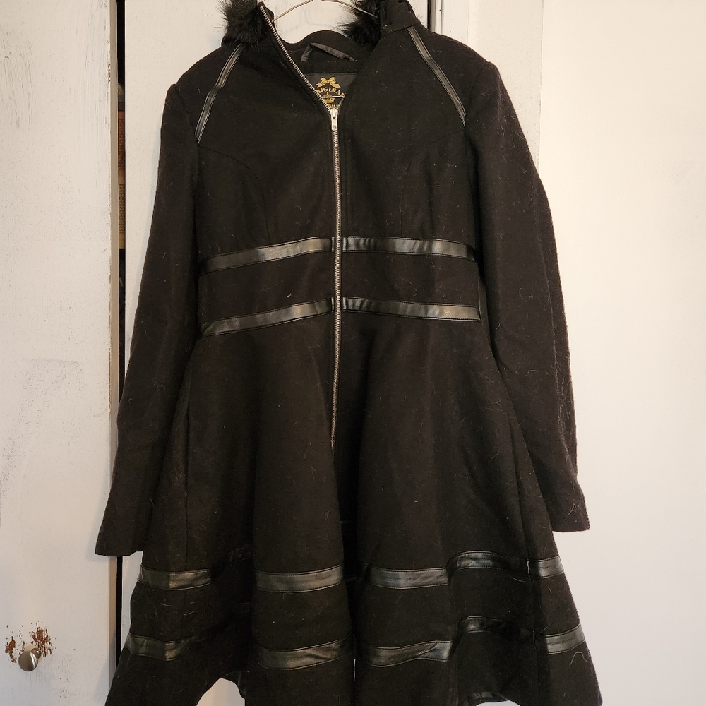 Hell Bunny black Twilight Coat